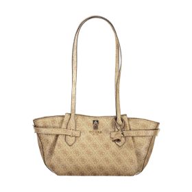 Guess bézs mintás női válltáska 30 x 18 x 11 cm