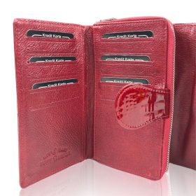   JENNIFER JONES NŐI BŐR PÉNZTÁRCA 5261-2 BARNA- KÖZEPES MÉRET -