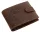 GreenDeed átfogópántos bőr pénztárca ponty 3D lenyomattal, RFID, 10,8 × 8,5 cm
