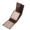 GreenDeed átfogópántos bőr pénztárca ponty 3D lenyomattal, RFID, 10,8 × 8,5 cm