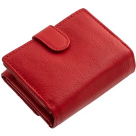 La Scala piros női bőr pénztárca. RFID védelemmel