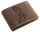 GreenDeed férfi barna bőr pénztárca kosárlabdás mintával 12 × 9,2 cm