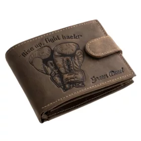   GreenDeed férfi pénztárca bokszkesztyű mintával 12 × 9,2 cm