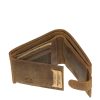 GreenDeed horgász átkapcsos bőr pénztárca csuka mintával 12 x 9,5 cm