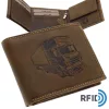GreenDeed kamion lenyomatos bőr pénztárca, RFID