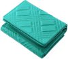 La Scala türkiz női bőr pénztárca 13 x 9 cm