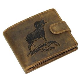   GreenDeed vadász átkapcsos bőr pénztárca muflon nyomattal