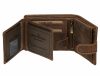 GreenDeed bőr pénztárca német juhászkutya mintával, RFID védelemmel
