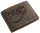 GreenDeed férfi barna bőr pénztárca rendőrségi bilincs mintával 12 × 9,2 cm
