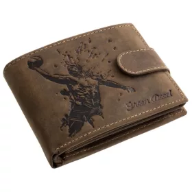   GreenDeed férfi pénztárca vízilabdás mintával 12 × 9,2 cm
