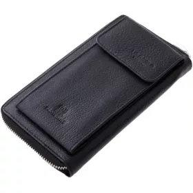   La Scala telefontartós valódi bőr pénztárca RFID 19,5 × 10,5 cm