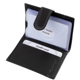 Giultieri fekete kártyatartó, papírpénztartóval