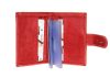 Giultieri: piros kombinált színű kártyatartó, papírpénztartóval