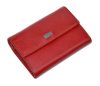 La Scala női piros, bőr pénztárca 14,5 x 10,5 cm