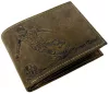 GreenDeed bőr pénztárca focis lenyomattal 12 × 9,5 cm