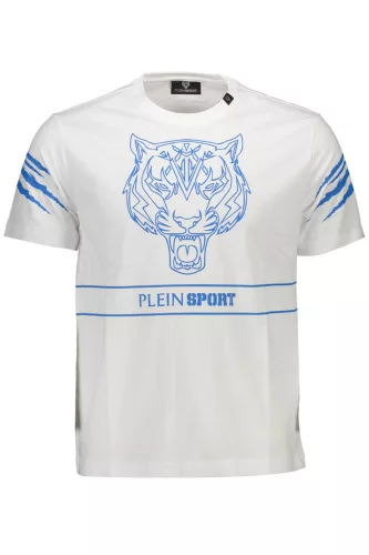 PLEIN SPORT RÖVID UJJÚ FÉRFI PÓLÓ, FEHÉR