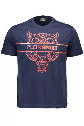 PLEIN SPORT RÖVID UJJÚ FÉRFI PÓLÓ, KÉK