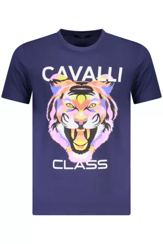 CAVALLI CLASS RÖVID UJJÚ PÓLÓ FÉRFI KÉK XL