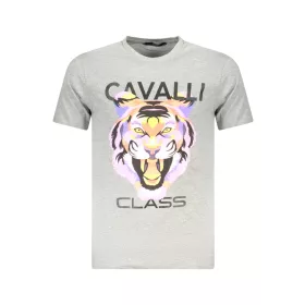 CAVALLI CLASS RÖVID UJJÚ PÓLÓ FÉRFI SZÜRKE L