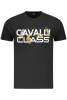 CAVALLI CLASS RÖVID UJJÚ PÓLÓ FÉRFI FEKETE