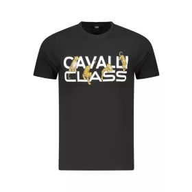 CAVALLI CLASS RÖVID UJJÚ PÓLÓ FÉRFI FEKETE XL