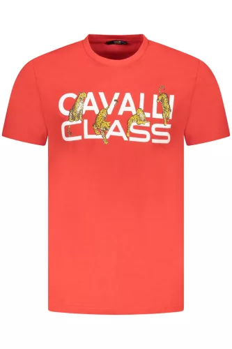 CAVALLI CLASS RÖVID UJJÚ PÓLÓ FÉRFI PIROS L