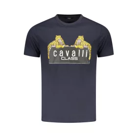 CAVALLI CLASS RÖVID UJJÚ PÓLÓ FÉRFI KÉK XL