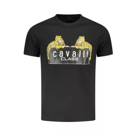 CAVALLI CLASS RÖVID UJJÚ PÓLÓ FÉRFI FEKETE XL