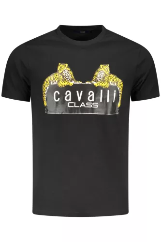 CAVALLI CLASS RÖVID UJJÚ PÓLÓ FÉRFI FEKETE XL