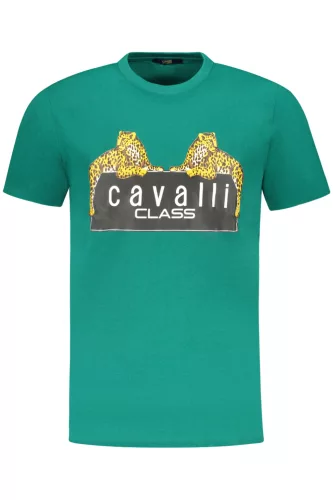 CAVALLI CLASS RÖVID UJJÚ PÓLÓ FÉRFI ZÖLD L