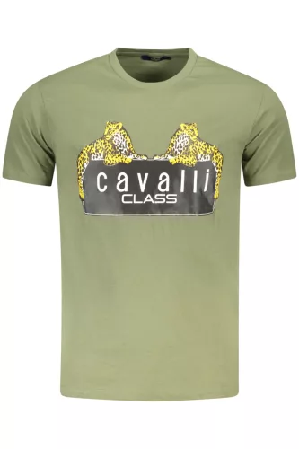 CAVALLI CLASS RÖVID UJJÚ PÓLÓ FÉRFI ZÖLD XL