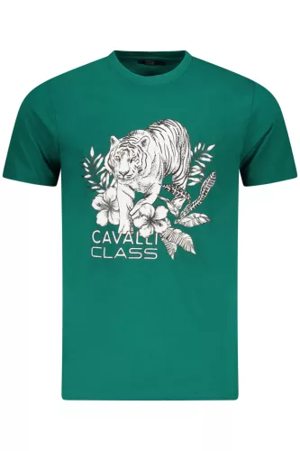 CAVALLI CLASS RÖVID UJJÚ PÓLÓ FÉRFI ZÖLD XL