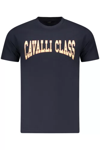 CAVALLI CLASS RÖVID UJJÚ PÓLÓ FÉRFI KÉK