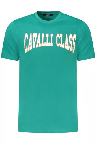 CAVALLI CLASS RÖVID UJJÚ FÉRFI PÓLÓ ZÖLD
