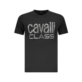 CAVALLI CLASS RÖVID UJJÚ PÓLÓ FÉRFI FEKETE M