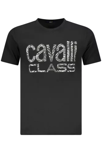 CAVALLI CLASS RÖVID UJJÚ PÓLÓ FÉRFI FEKETE M