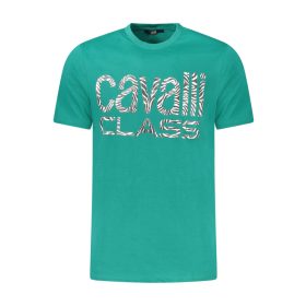 CAVALLI CLASS RÖVID UJJÚ FÉRFI PÓLÓ ZÖLD