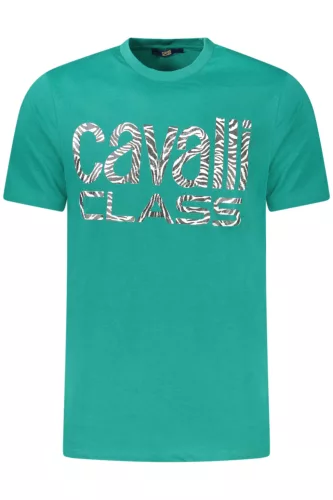 CAVALLI CLASS RÖVID UJJÚ FÉRFI PÓLÓ ZÖLD