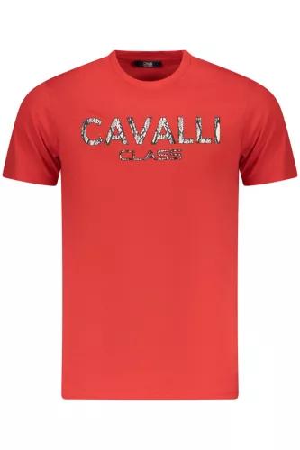 CAVALLI CLASS RÖVID UJJÚ PÓLÓ FÉRFI PIROS