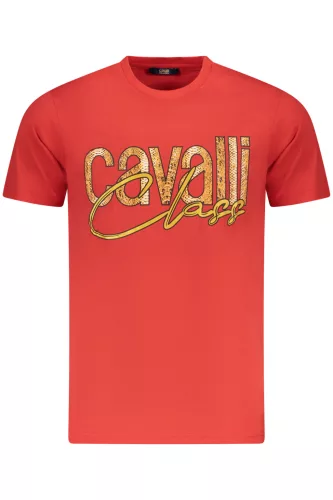 CAVALLI CLASS RÖVID UJJÚ PÓLÓ FÉRFI PIROS