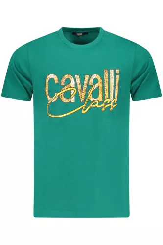 CAVALLI CLASS RÖVID UJJÚ PÓLÓ FÉRFI ZÖLD