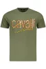 CAVALLI CLASS RÖVID UJJÚ PÓLÓ FÉRFI ZÖLD