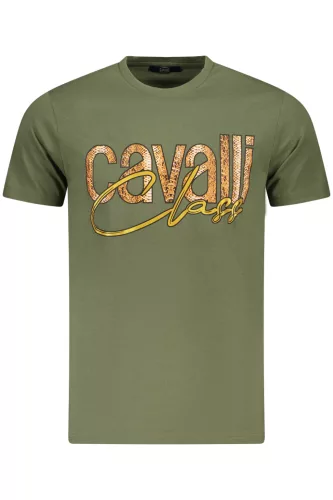 CAVALLI CLASS RÖVID UJJÚ PÓLÓ FÉRFI ZÖLD