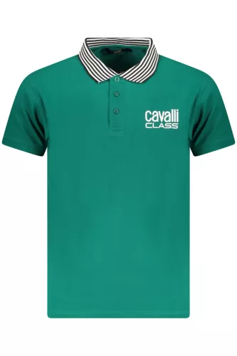 CAVALLI CLASS RÖVID UJJÚ GALLÉROS PÓLÓ FÉRFI ZÖLD XL