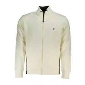 US Grand Polo férfi fehér cipzáros pulóver 2XL