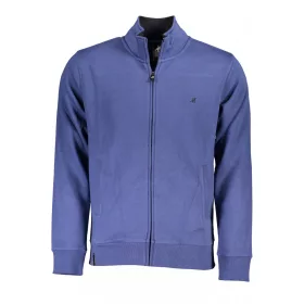   US Grand Polo férfi kék cipzáros felső, pulóver, pulcsi 2XL