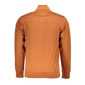 US Grand Polo férfi barna cipzáros pulóver 2XL