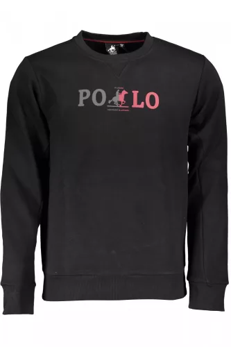 US Grand Polo férfi fekete pulóver 2XL