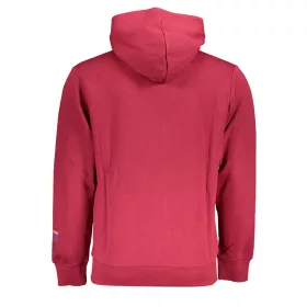 US Grand Polo férfi piros cipzáros pulóver, pulcsi 2XL