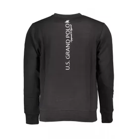 US Grand Polo férfi fekete pulóver 2XL